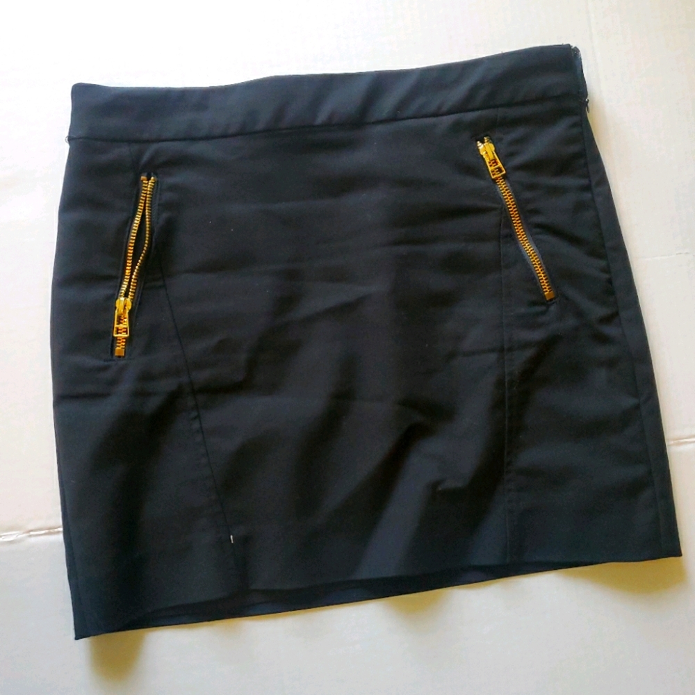 Mango mini skirt.